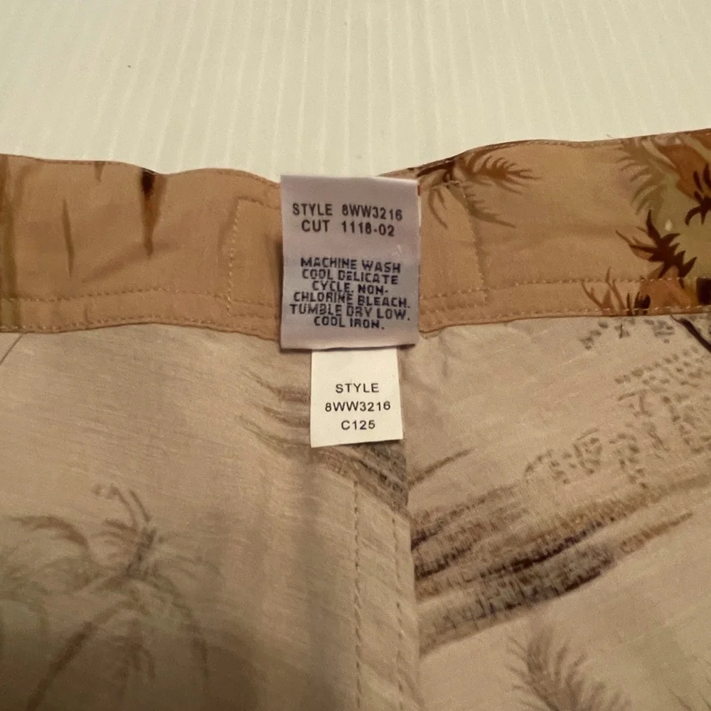 Lucky brand drawstring pants in vintage inspired island print - Picture 11 of 11